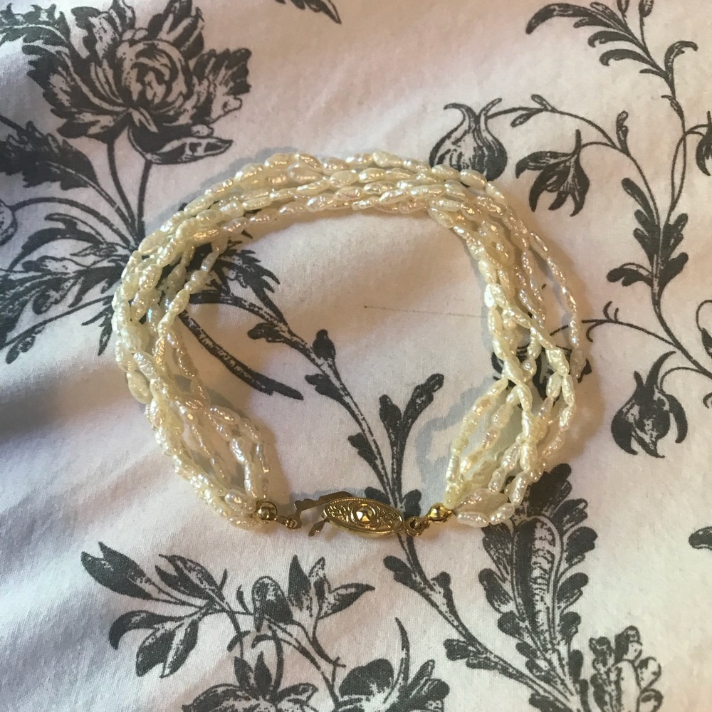 Faux Pearl Bracelet